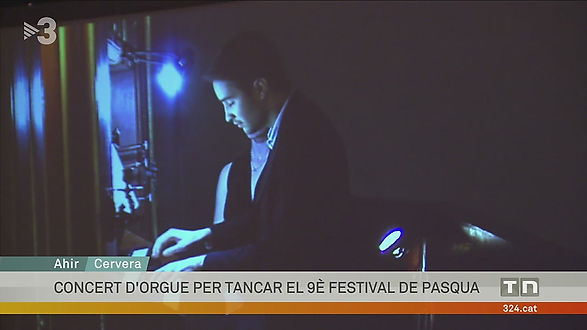 TV3 - Telenotícies - Concert de Cloenda del 9è Festival de Pasqua de Cervera